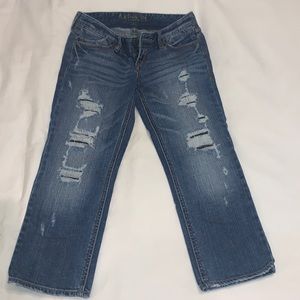 Express destroyed capris. Size 2